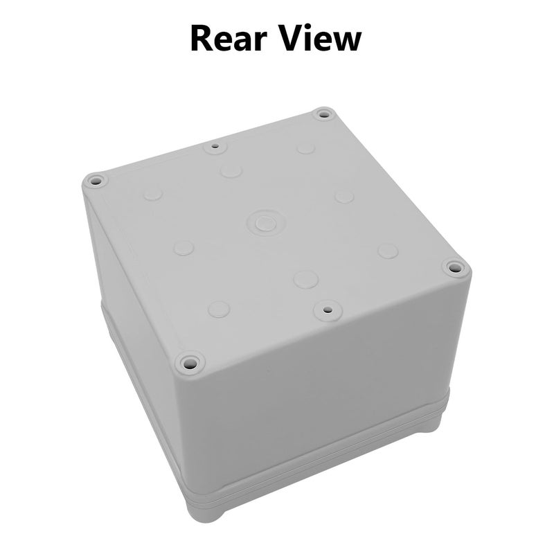 LeMotech Junction Box IP67 Waterproof Dustproof ABS Plastic Project Box for Electrical Outdoor Enclosure Gray 4.9 x 4.9 x 3.9 inch (125 x 125 x 100 mm) - Image 5